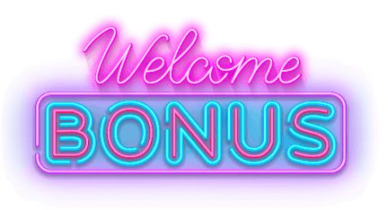 Welcome bonus neon sign